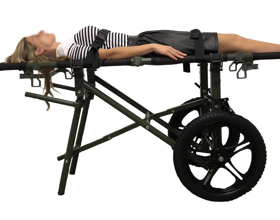 Wheeled Litter Carrier with Case Special Medics